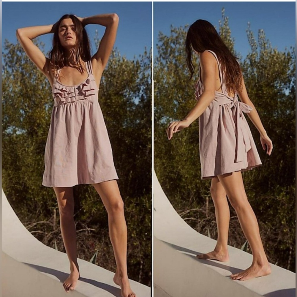 💥HOST PICK💥Free People Beach Valley Mini in Dusty Pink